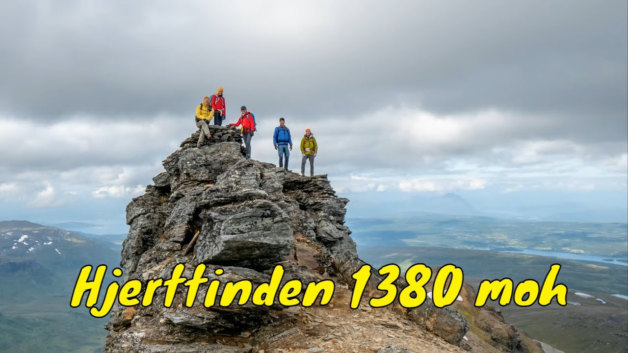Fjelltur Hjerttinden 1380 moh - (Sørreisa / Bardu / Salangen) - 2022.08.14 - 4k