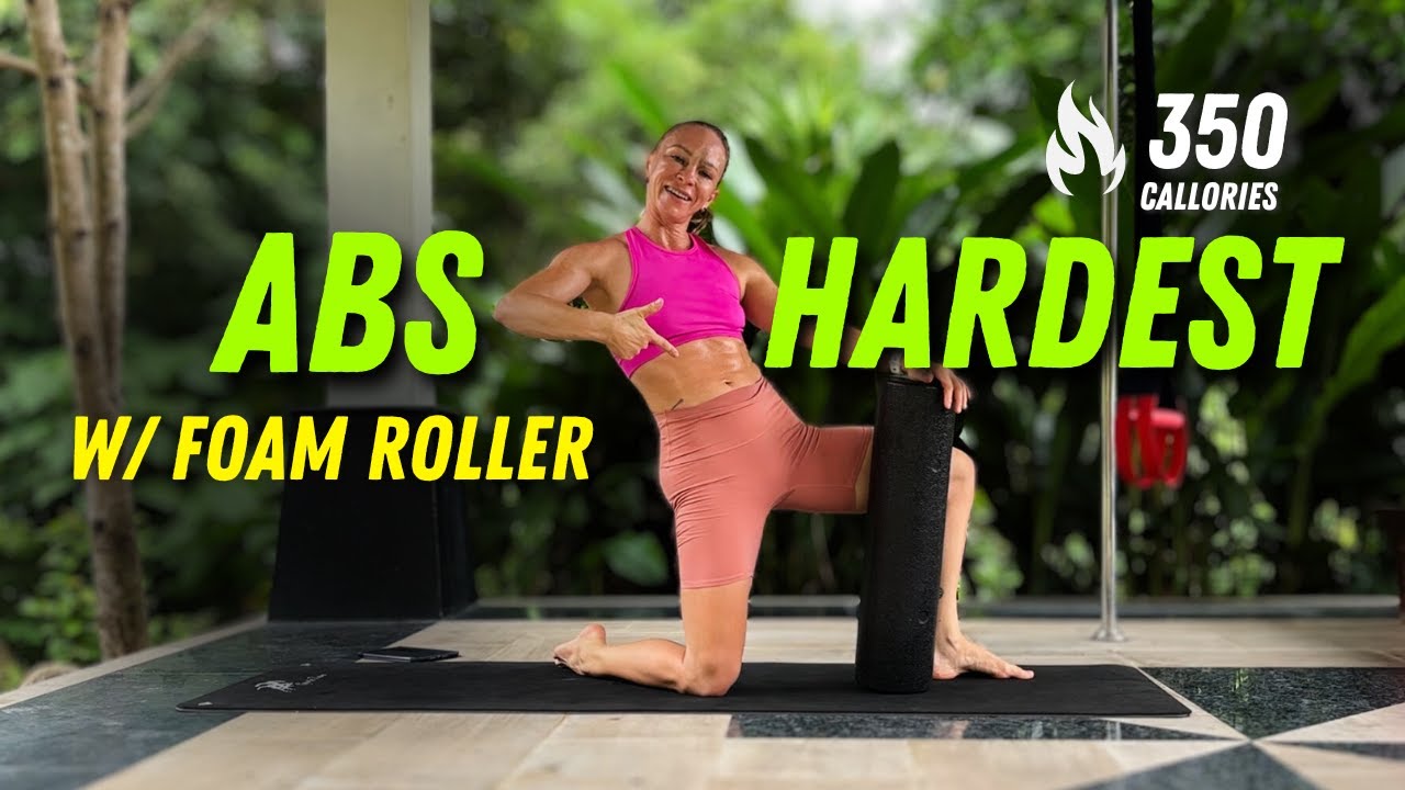 15 min Hardest Challenging ABs & CORE Workout w/ Foam Roller
