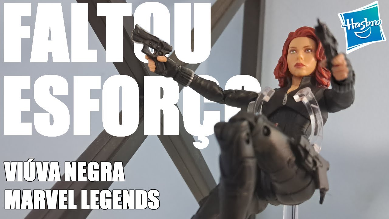 Faltou Esforço - Viúva Negra Marvel Legends 1/12 Unboxing e Review