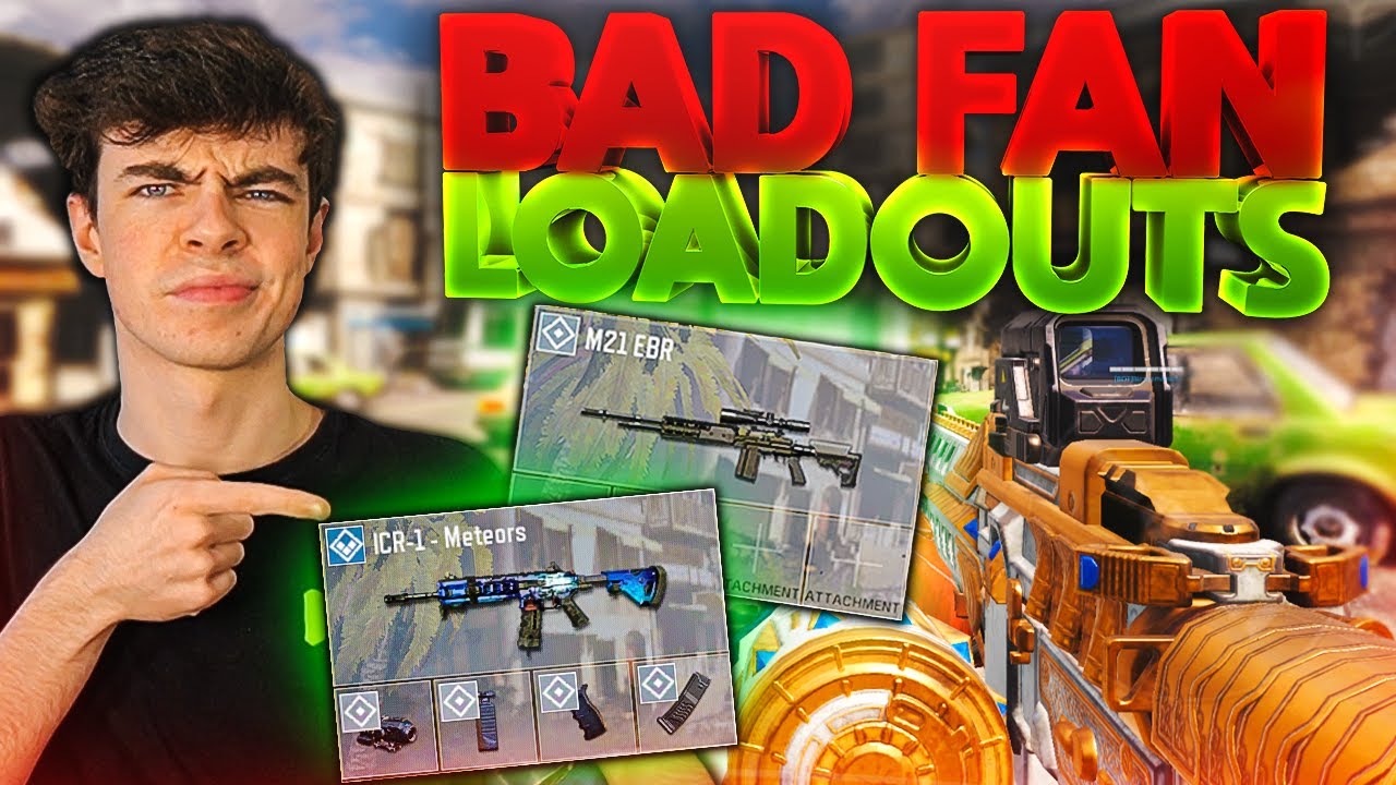I used TERRIBLE FAN LOADOUTS in COD Mobile...