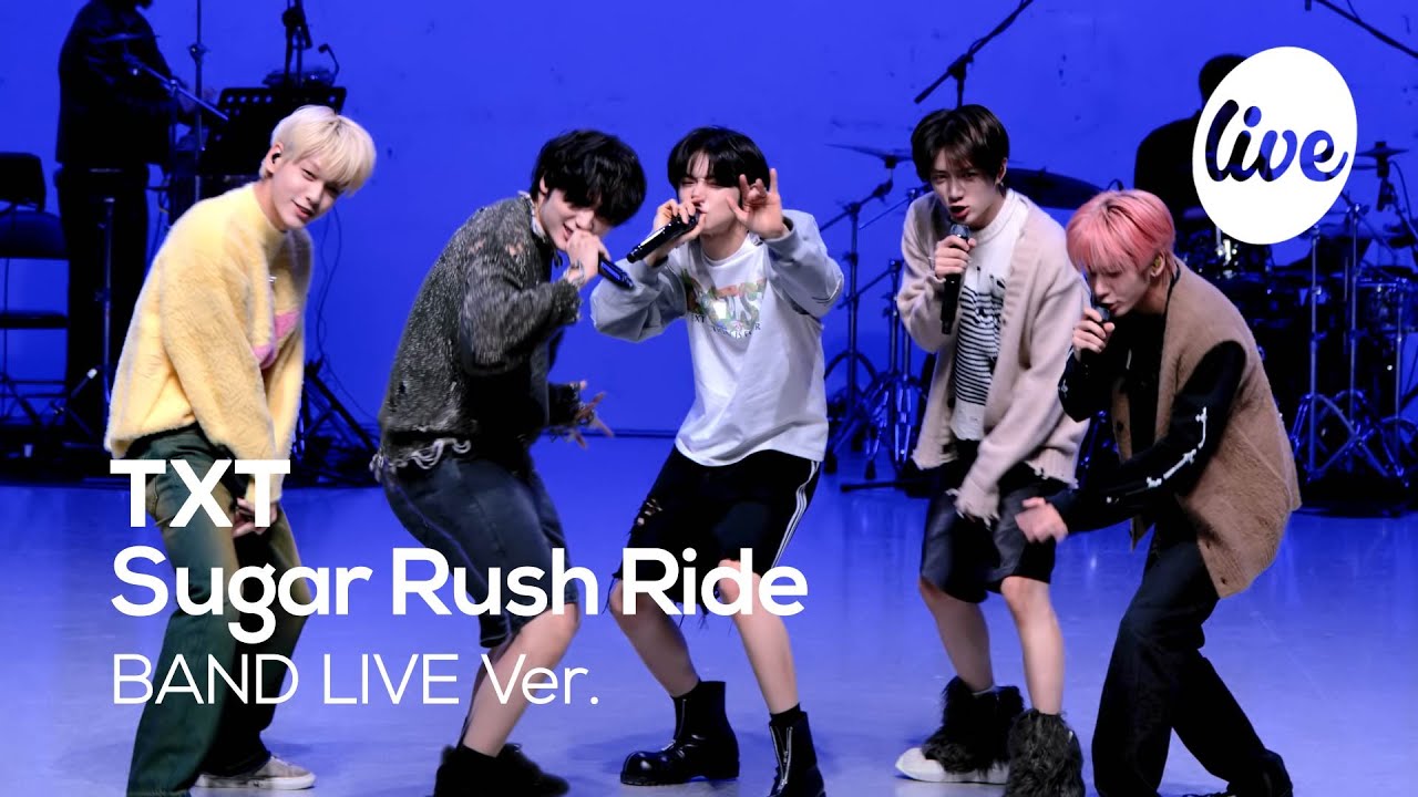 [4K] TOMORROW X TOGETHER - “Sugar Rush Ride” Band LIVE Concert [it's Live] шоу живой музыки
