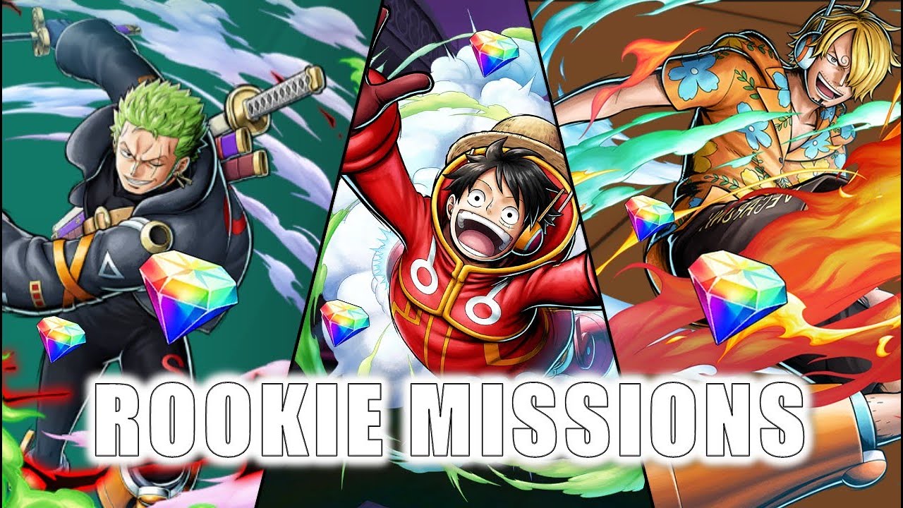 Easy Medium Hard Rookie Missions Challenge Completed - One Piece Bounty Rush OPBR