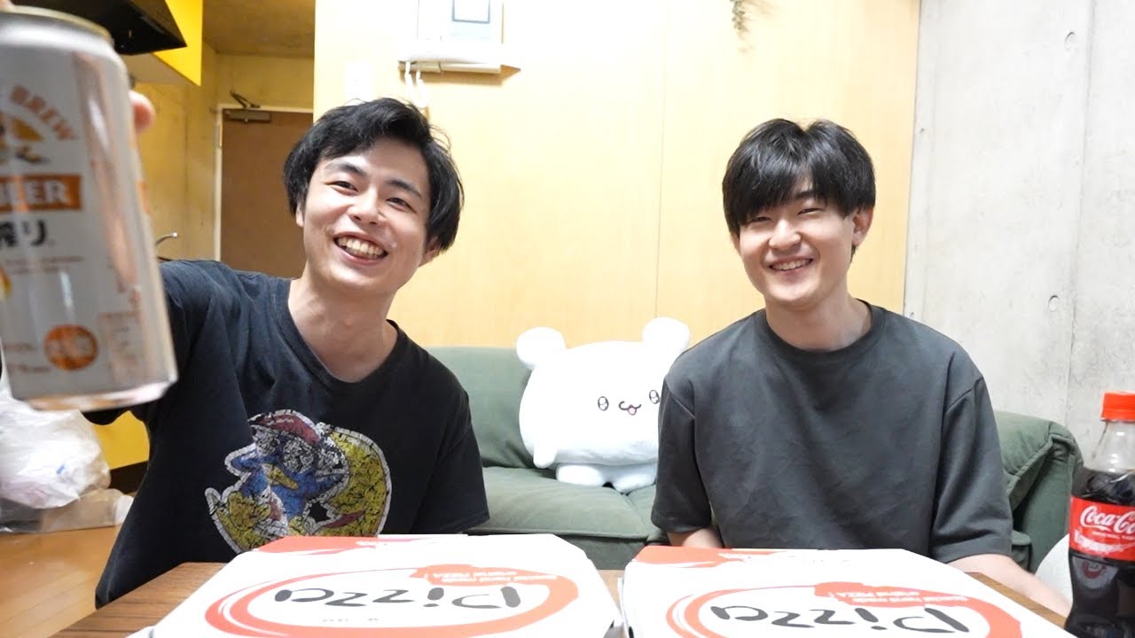エスケーをボコボコにしてビールで乾杯！勝利の美酒はうまいねぇ＾～