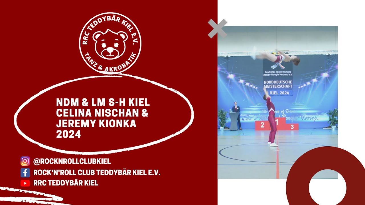Celina Nischan & Jeremy Kionka Endrunde AKRO A-Klasse - NDM & LM S-H Kiel 2024