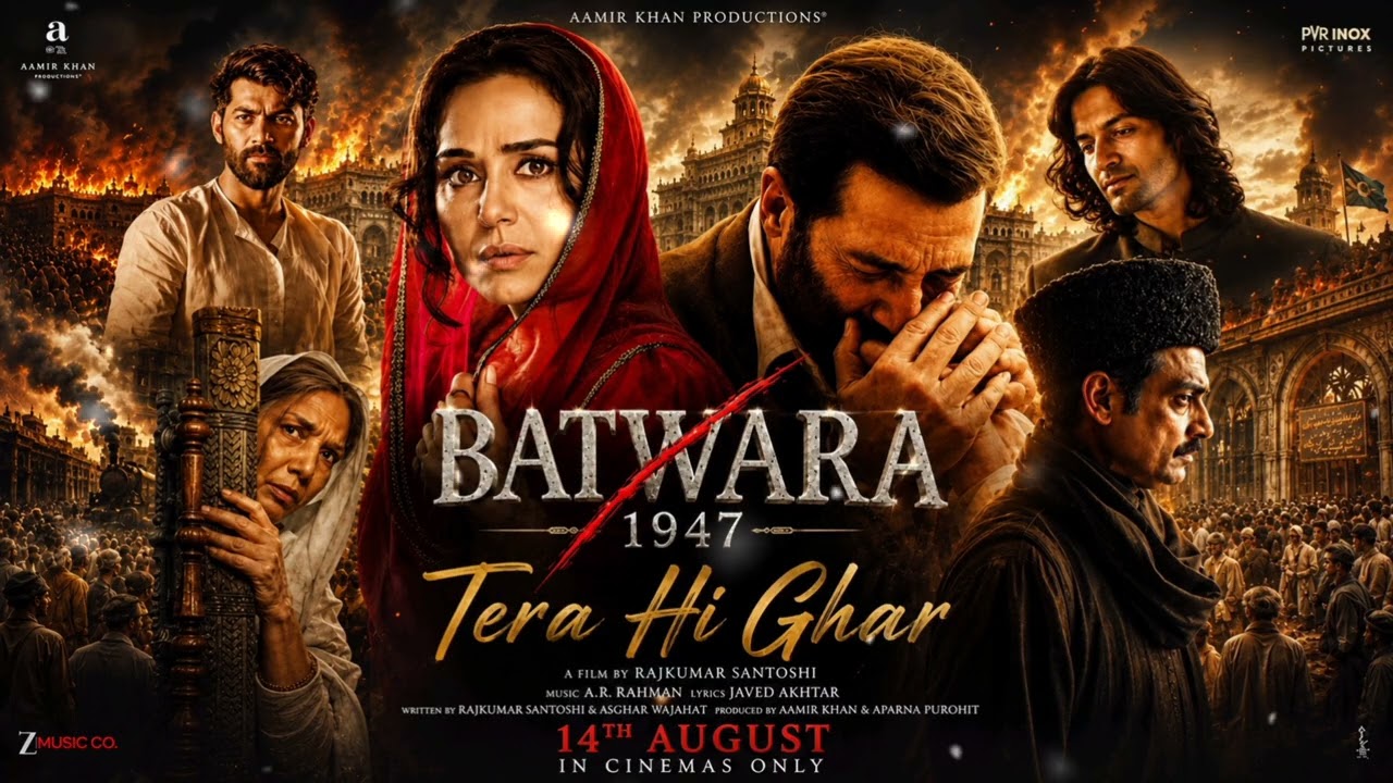 Tera Hi Ghar | Batwara 1947 | Sunny Deol | Preity Zinta | Shabana Azmi | Aamir Khan Productions