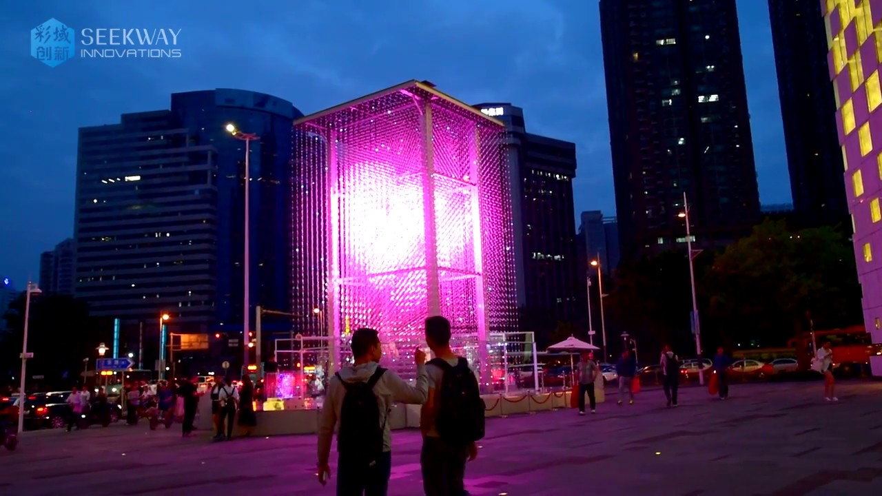 Immersive 3D LED Cube in The Mixc Shenzhen