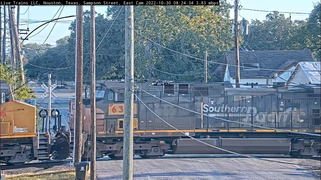 LIVE Trains (ARCHIVED) | Houston, Texas (Sampson Street East Cam)