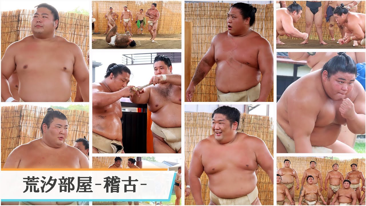 若隆景・若元春・伯桜鵬・熱海富士・狼雅ら　朝稽古＜令和7年名古屋場所前＞SUMO