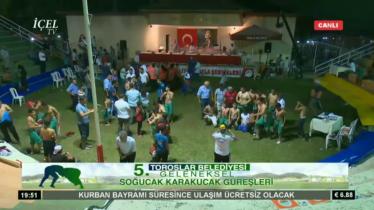 #Canlı 18.08.2018 Toroslar Belediyesi 5. Geleneksel Soğucak Karakucak Güreşleri