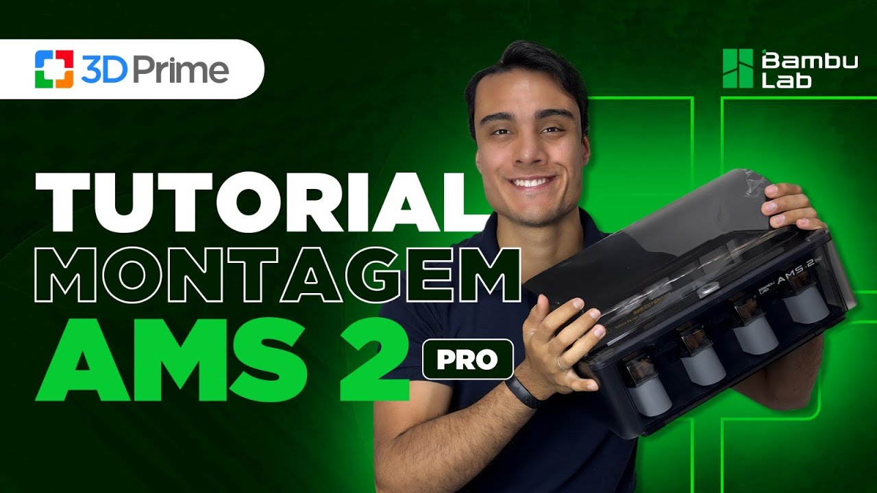 AMS 2 PRO - TUTORIAL DE MONTAGEM (P1S, X1 Carbon, X1E) | Passo a passo detalhado!