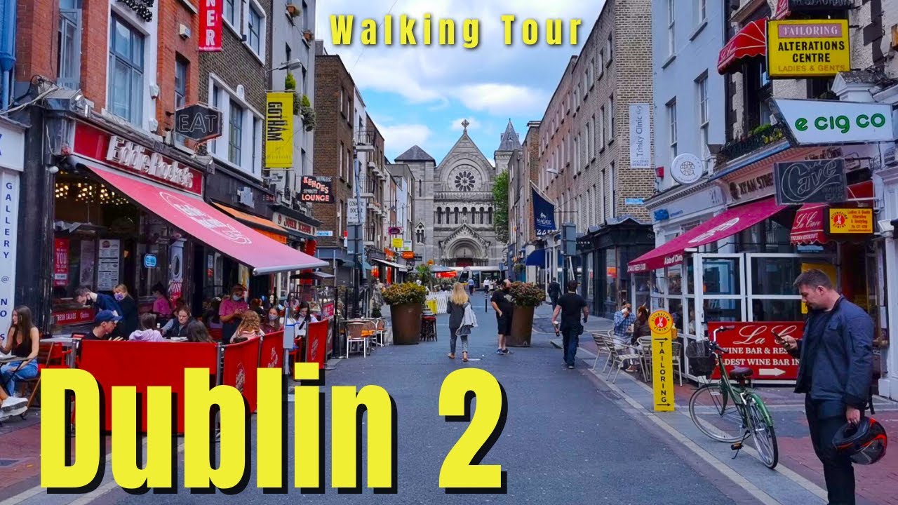 Dublin 2 Virtual Walk [4K] Molly Malone | Grafton Street | Anne Street | Stephen Green Shopping