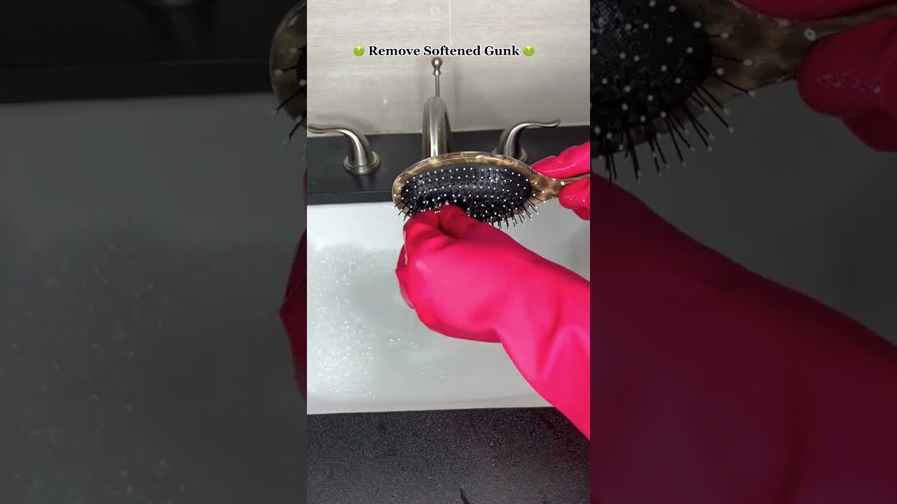 How to clean your hair brush