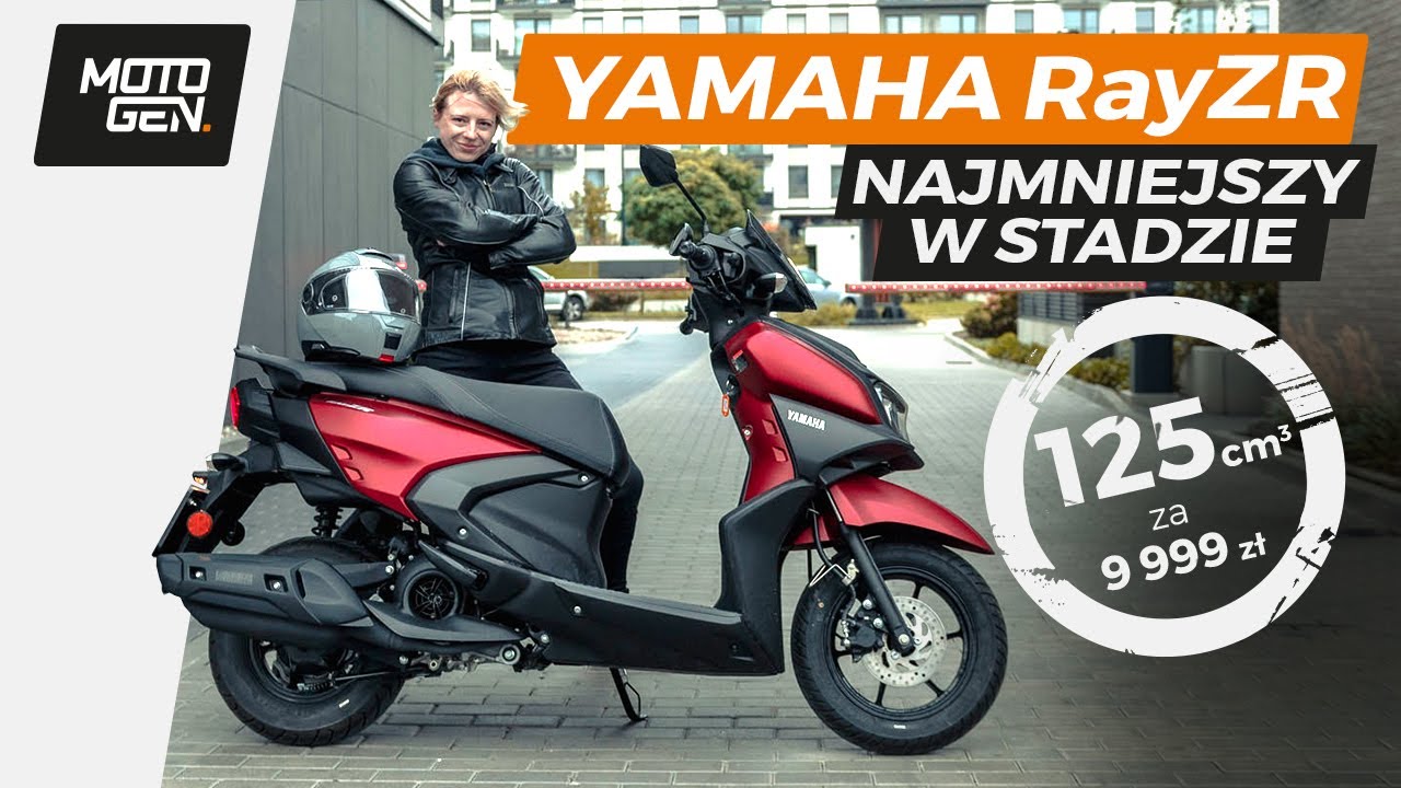 Yamaha RayZR 125 - tani nowy skuter na prawko kat. B. Idealny na początek?