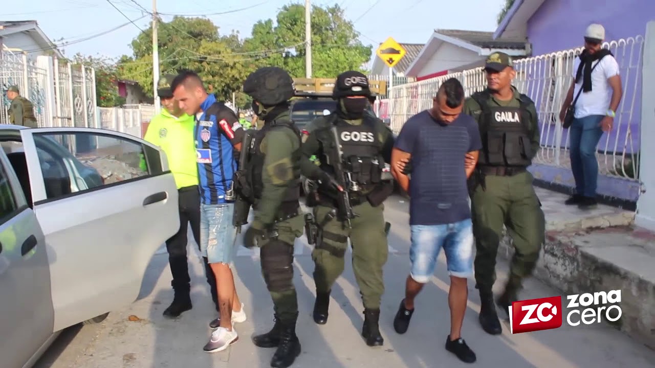 Policía capturó a 10 integrantes de la banda 'Los Papalopez' en Soledad