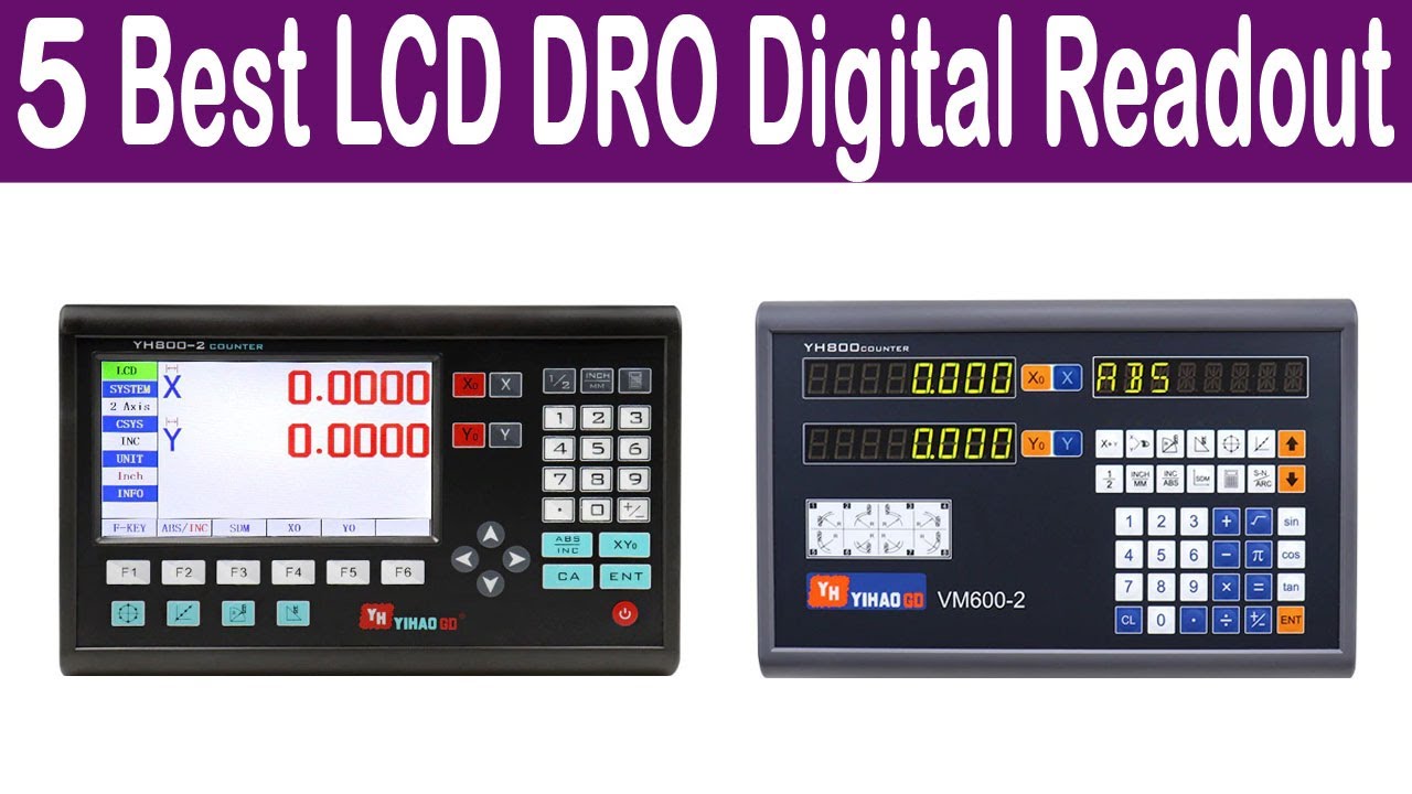 Top 5 Best LCD DRO Digital Readout In 2020 | Best Digital Readout for Lathe Milling Machine