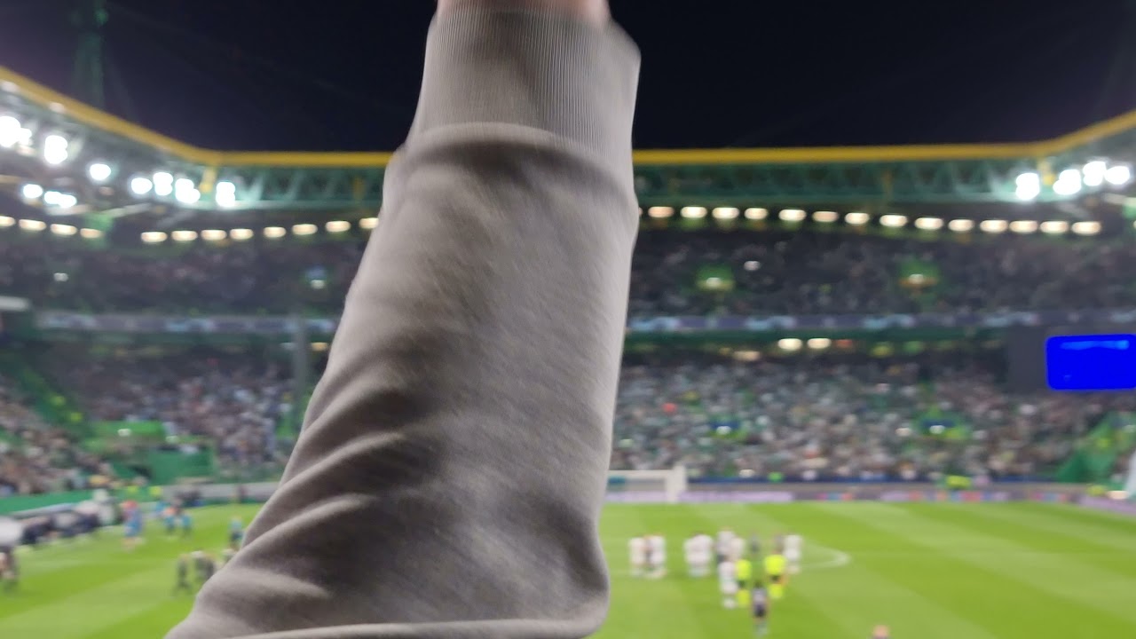 Ambiente no final do jogo, Sporting vs Manchester City, 15/02/22