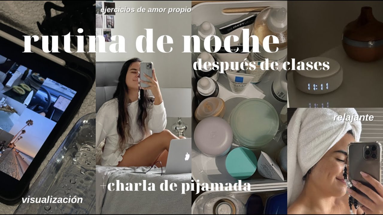 RUTINA DE NOCHE: self-care, relajante + respondiendo sus preguntas de amor propio