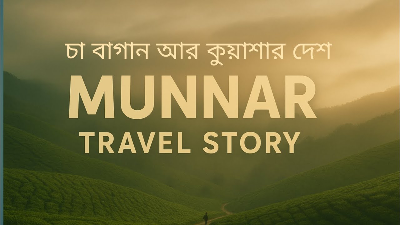 MUNNAR Travel Story | চা বাগান আর কুয়াশার দেশ | #travel #munnar #travelvlog 