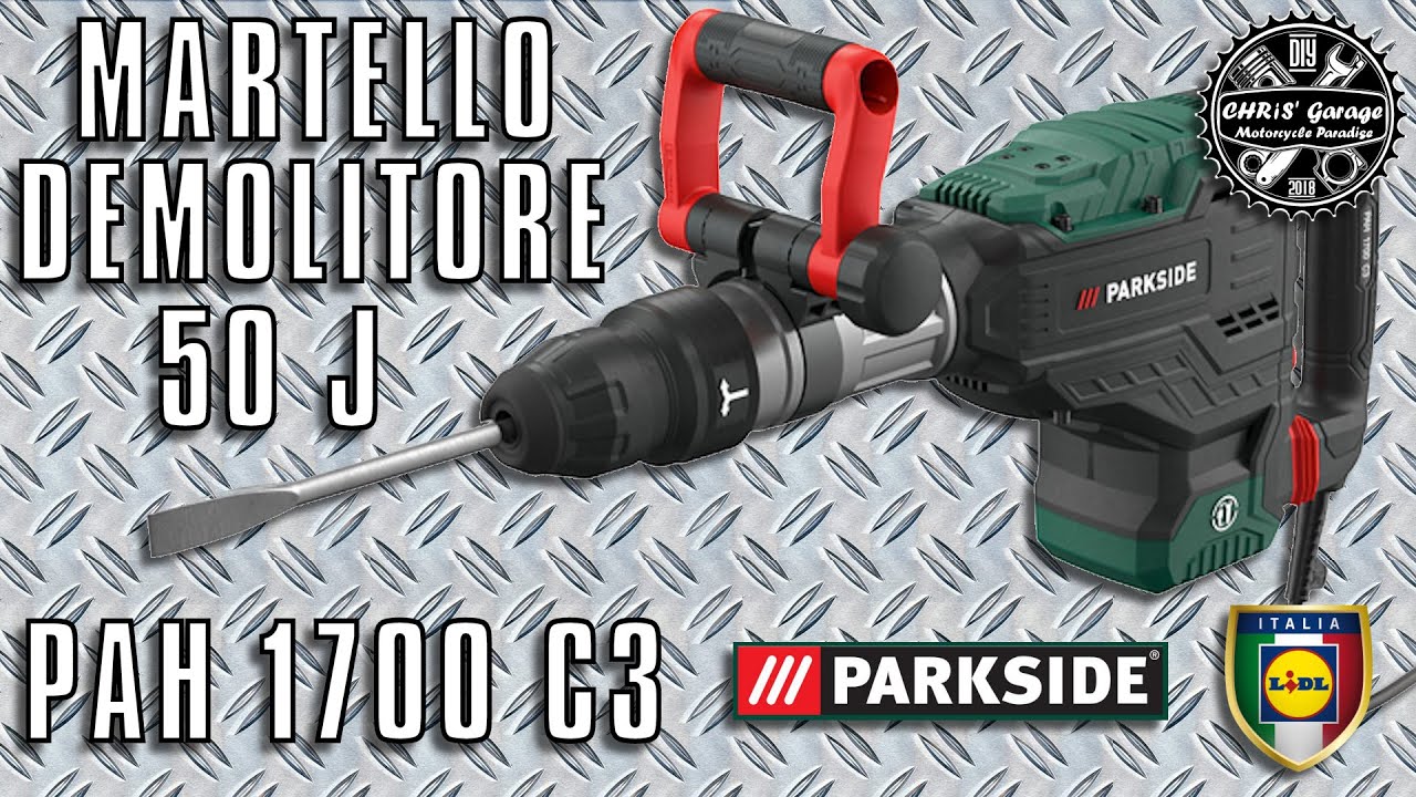Martello Demolitore da 50 Joule e 1700 W - PARKSIDE PAH 1700 C3