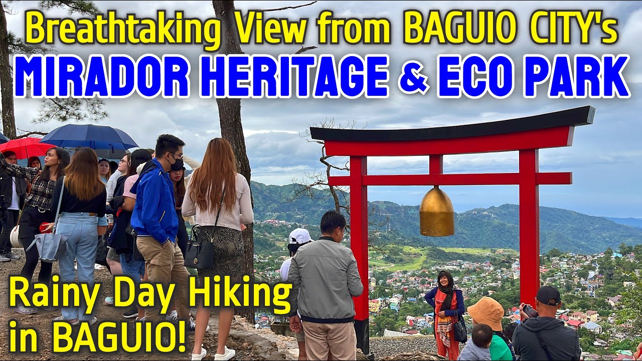 BAGUIO CITY's Mirador Hill & Eco Park + Lourdes Grotto WALKING TOUR | Baguio Tourist Spots