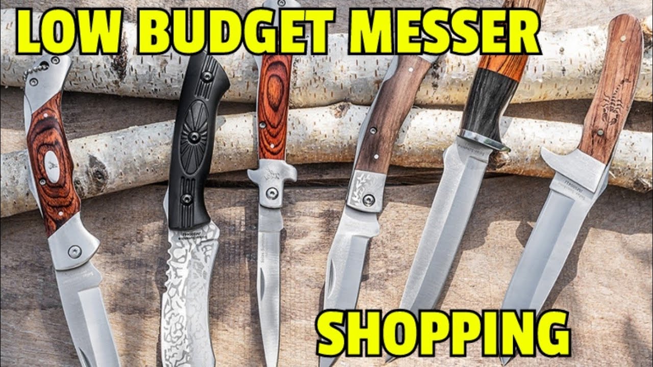 LOW BUDGET Norma Messer + Shopping for Low Budget Bushcraft / EDC Gear