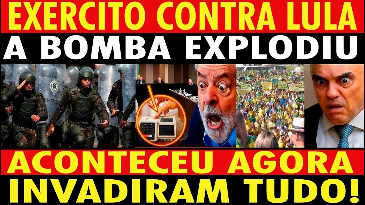 URGENTE! EXÉRCITO DERRUBA LULA! MORAES SE DESESPERA E TRUMP DÁ PIOR NOTÍCIA! A CASA CAIU