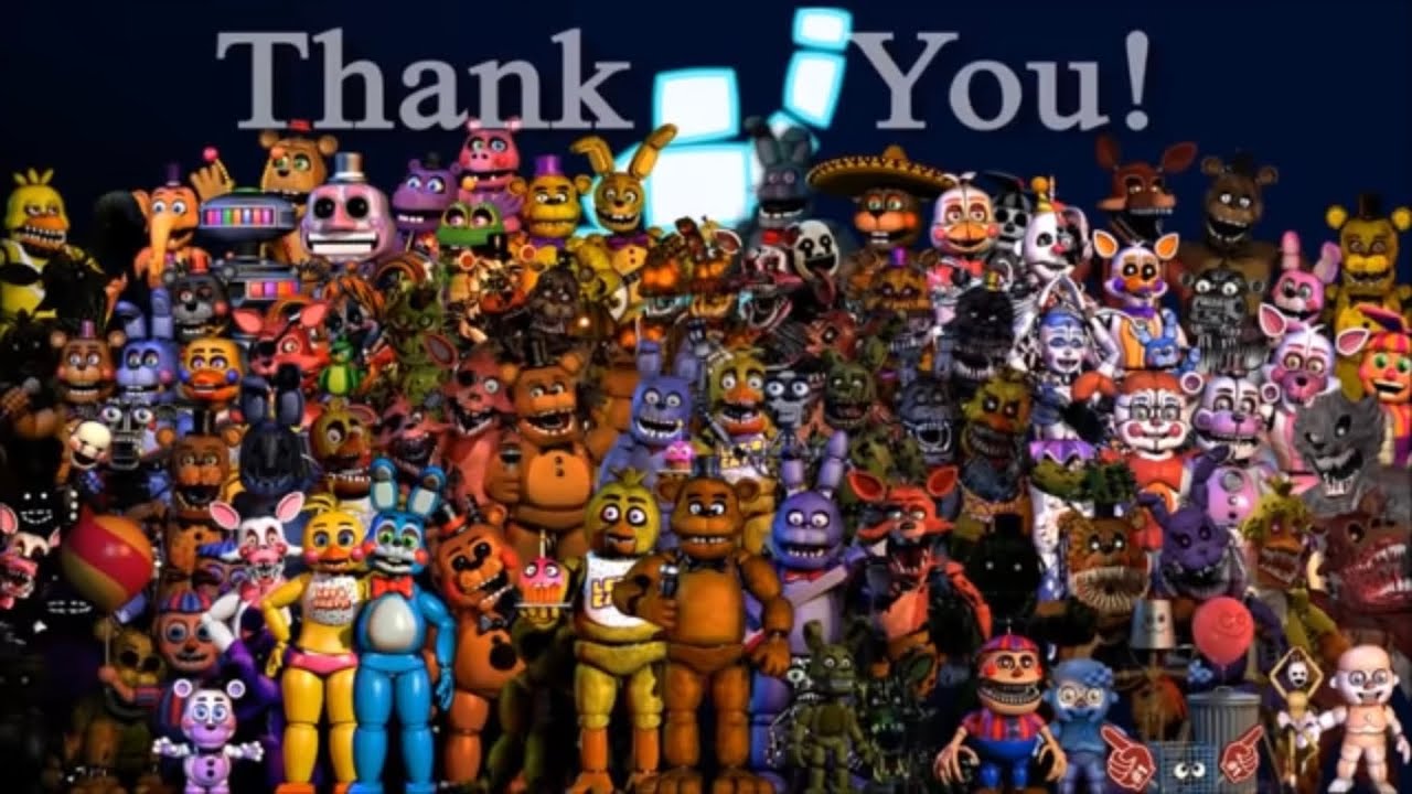 All FNaF characters sing the FNaF song V2