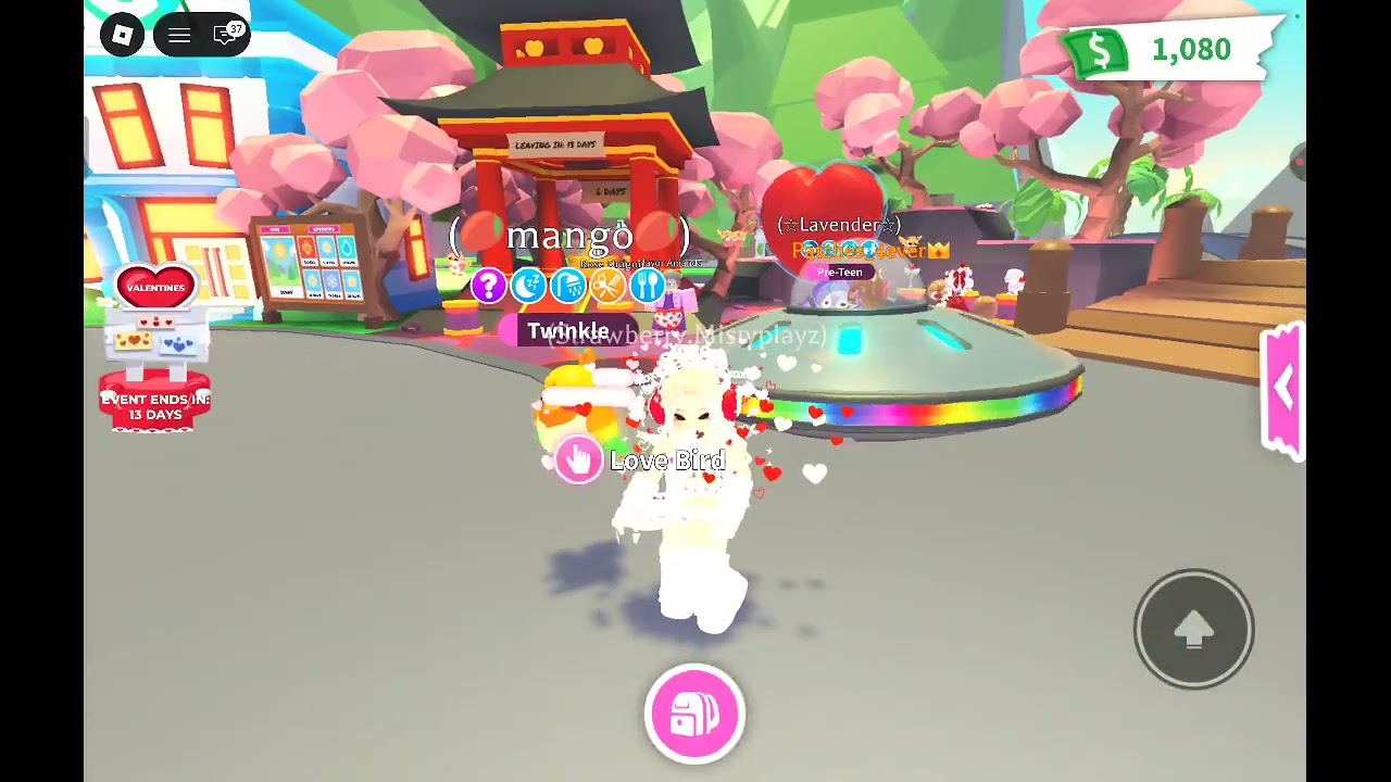 Adopt me new valentines update 💕🍡