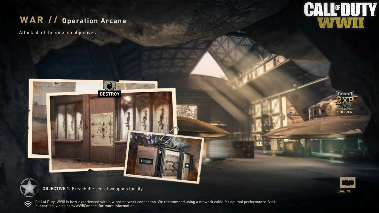 Call of Duty WWII DLC 4 Shadow War Operation Arcane War Map Gameplay!