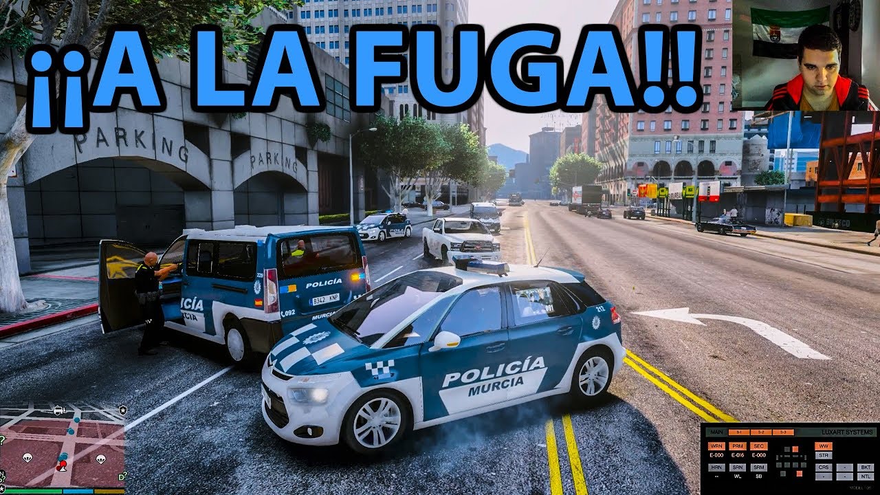 GTA V - LSPDFR #96 Policía Local de Murcia | HUYE DESPUÉS DE UNA PARADA DE TRÁFICO