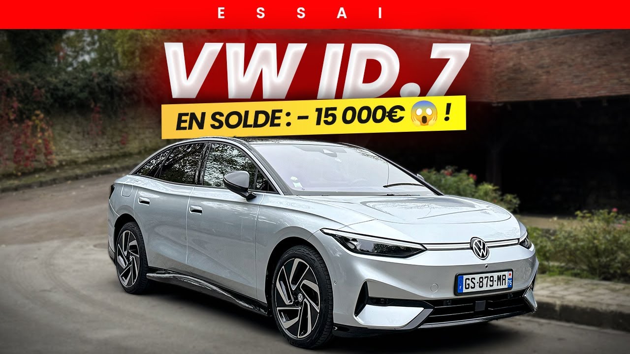 ESSAI Volkswagen ID 7 : VW casse les prix avec 15 000€ de REDUCTION. Une AFFAIRE pour autant ?