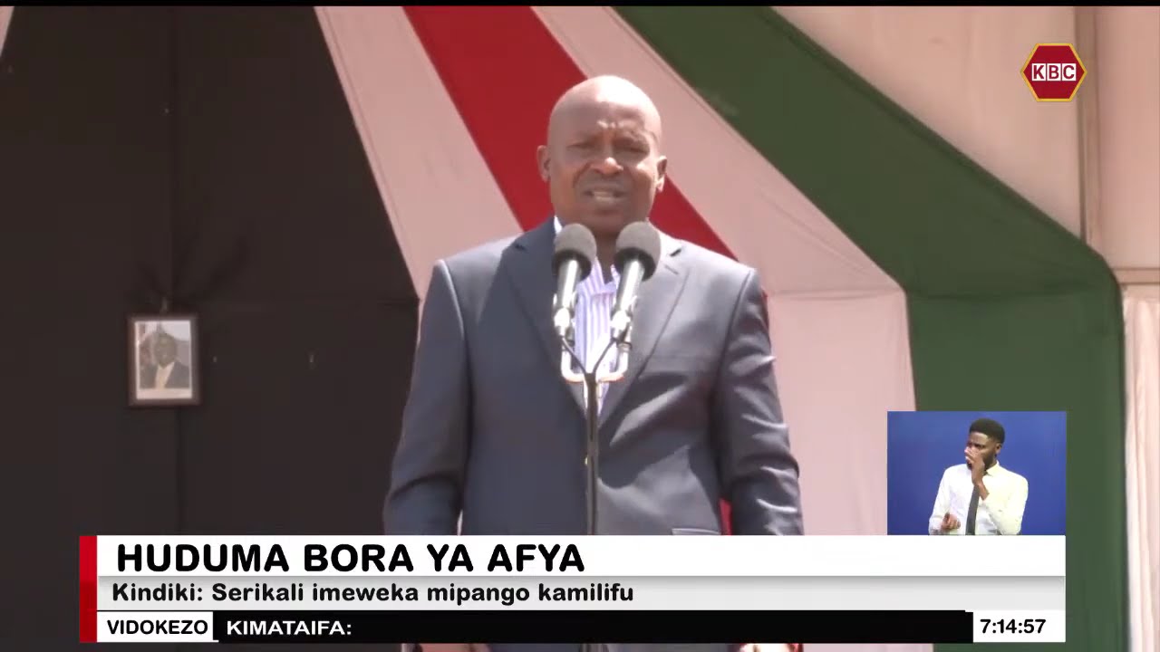 Kindiki awataka Wakenya kuwapuuza wakosoaji wa SHA