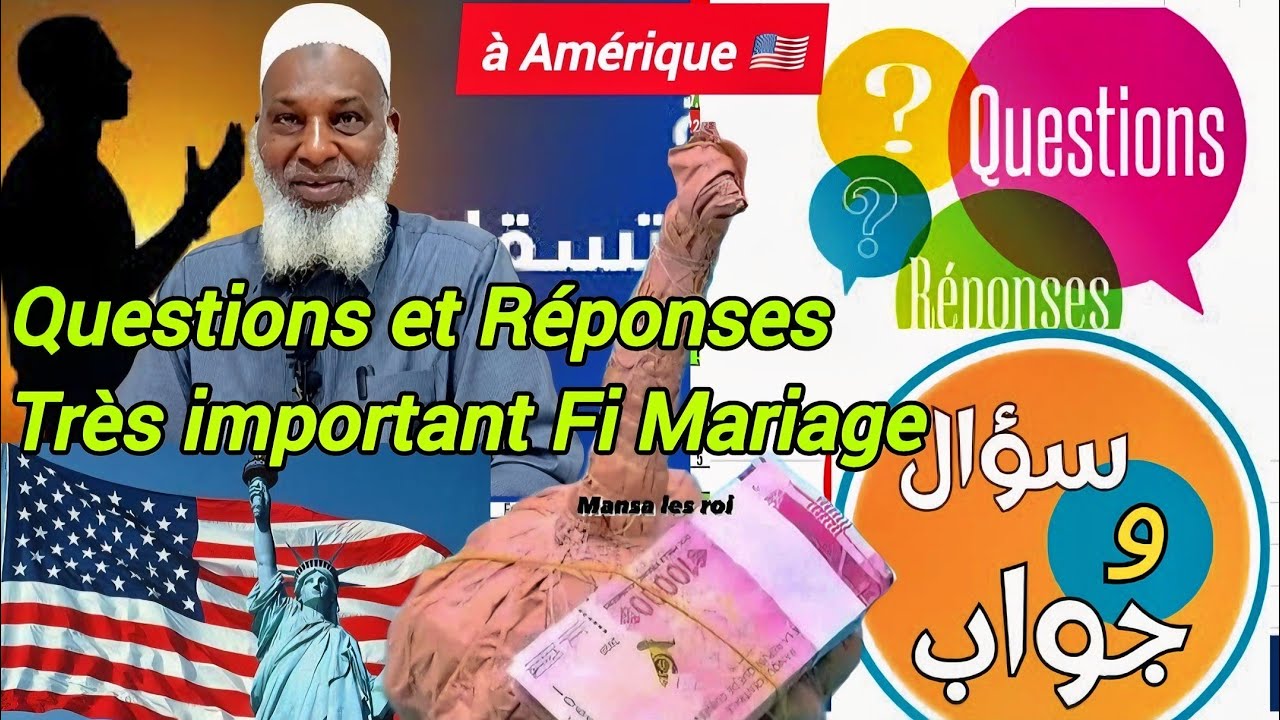 🛑 Questions et Réponses, Dr Oury Barry Fii Mariage à Amérique 🇺🇲