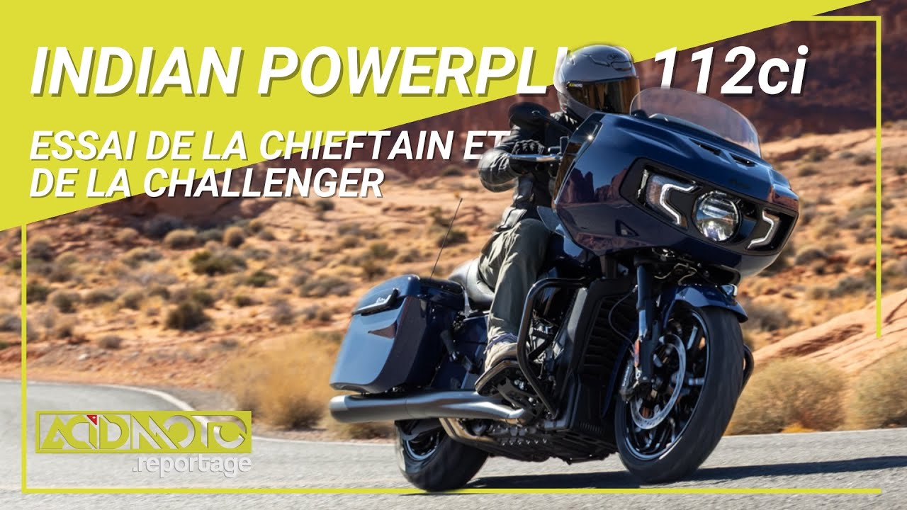 Indian Chieftain et Challenger PowerPlus - Essai dans la vallée du feu à Las Vegas !