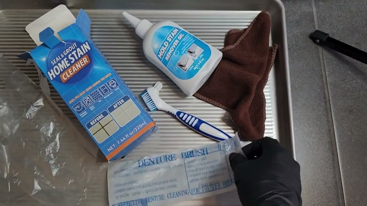 Набор гелей для удаления плесени и пятен со стиральной машины