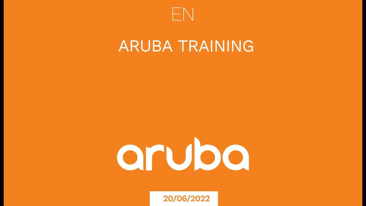 Aruba Training Session