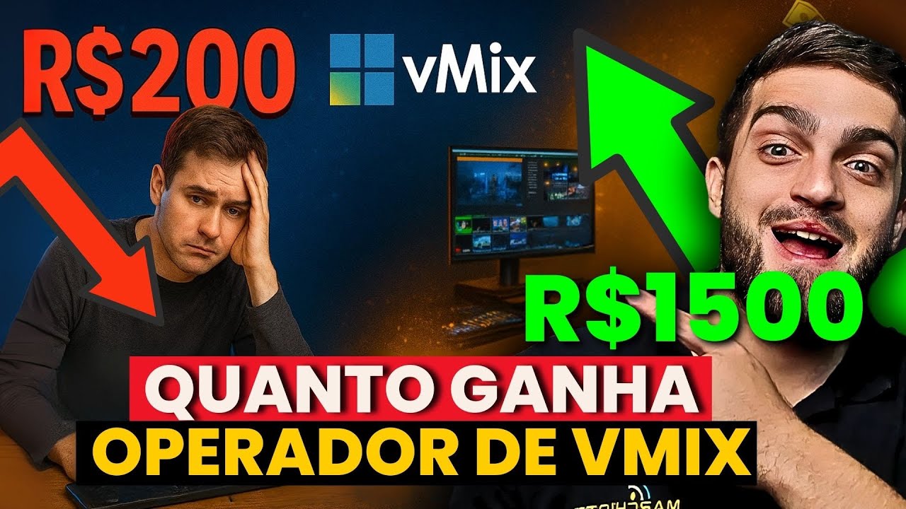 QUANTO GANHA UM OPERADOR DE VMIX?