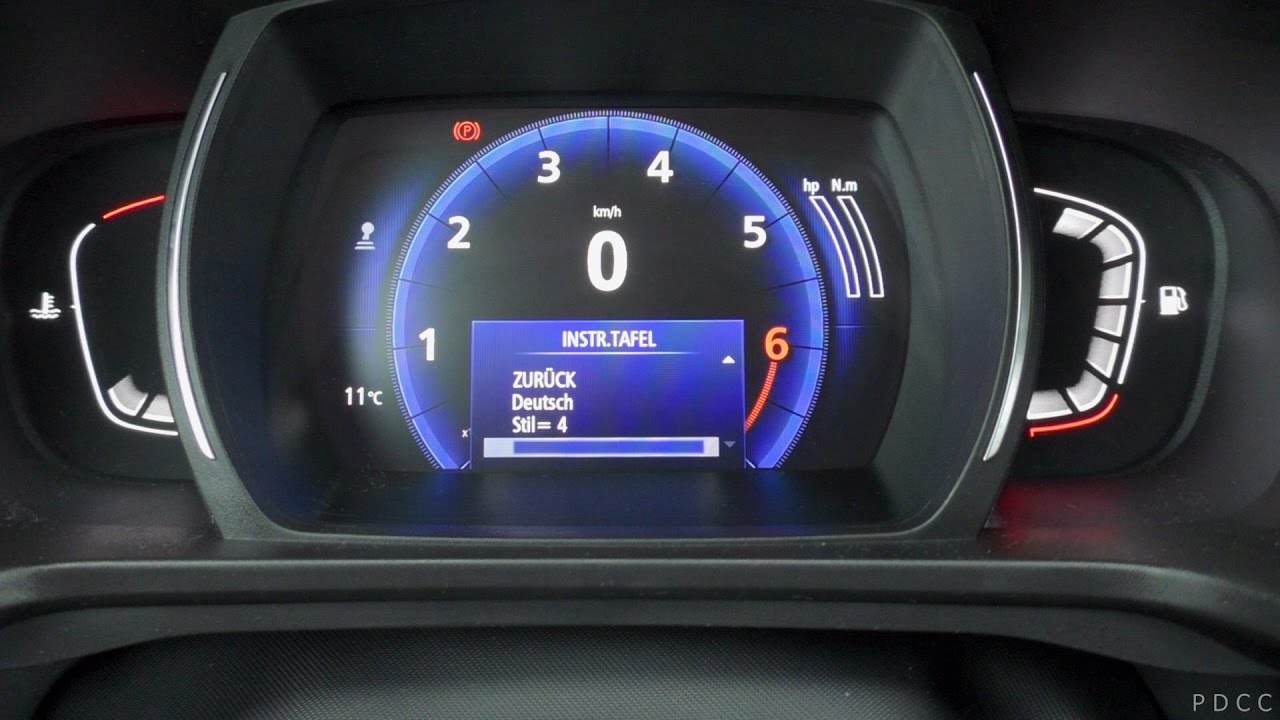Renault Kadjar - Digital Instrument Panel/Dashboard - Virtual Cockpit - All Styles and Colors