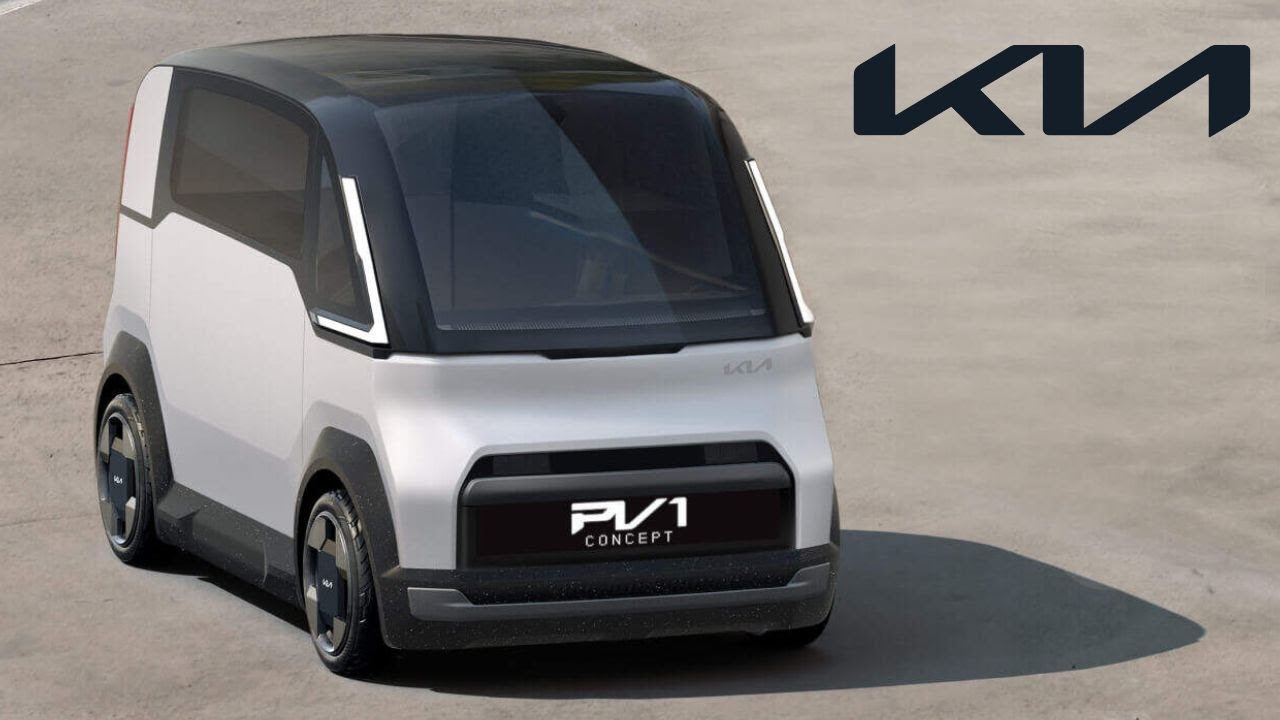 Kia PV1 Concept: Kia&rsquo;s Futuristic All-Electric VAN