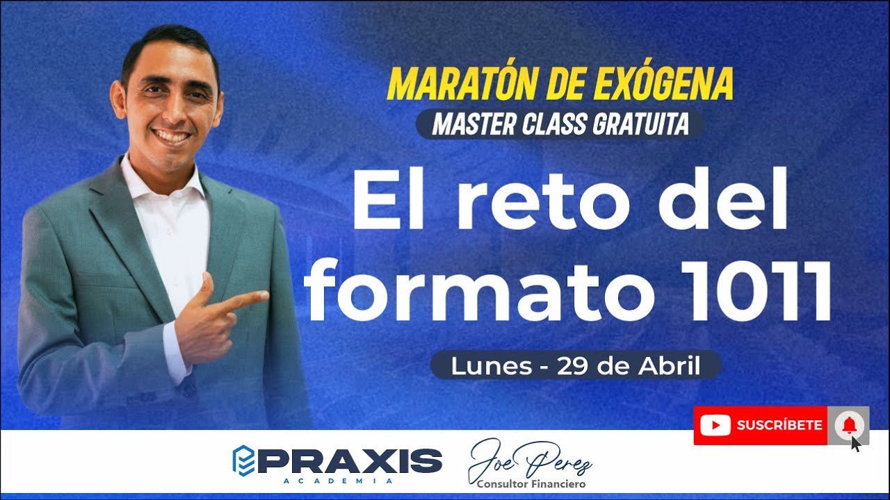 EL RETO DEL FORMATO 1011 - MASTERCLASS GRATUITA