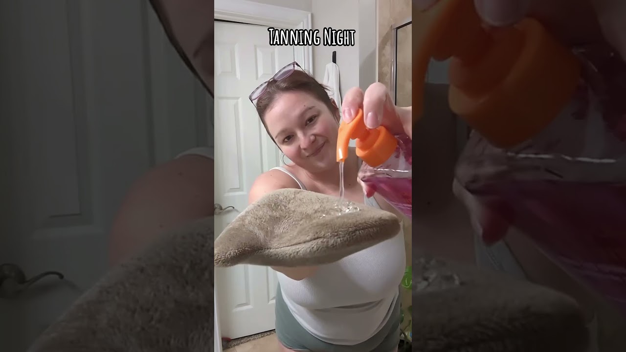 Stocking up on favorite self-tanning gel for a glowing night