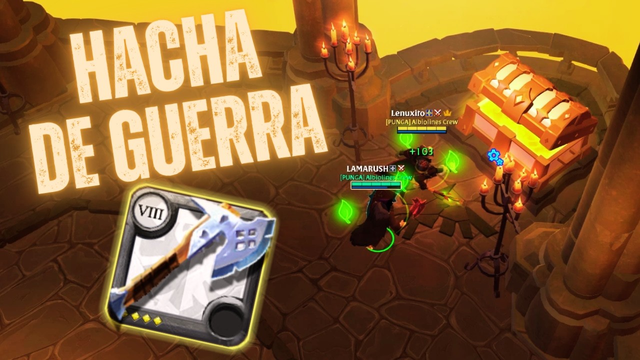 Full PVP con HACHA de GUERRA | Highlights#162 | Albion Online