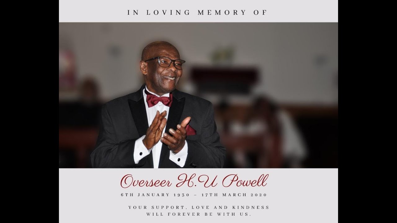 Bethel All Saints Apostolic Church Video Memorial Tribute for Overseer H.U Powell