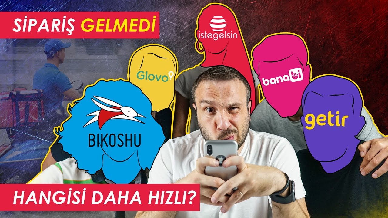 PAKET SERVİS UYGULAMALARINI DENEDİM | HANGİSİ SİPARİŞİ GETİRMEDİ | GLOVO BANABİ İSTEGELSİN VB
