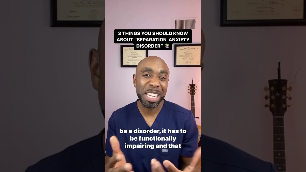 Let&rsquo;s talk about separation anxiety disorder 📚 #separationanxiety #shorts