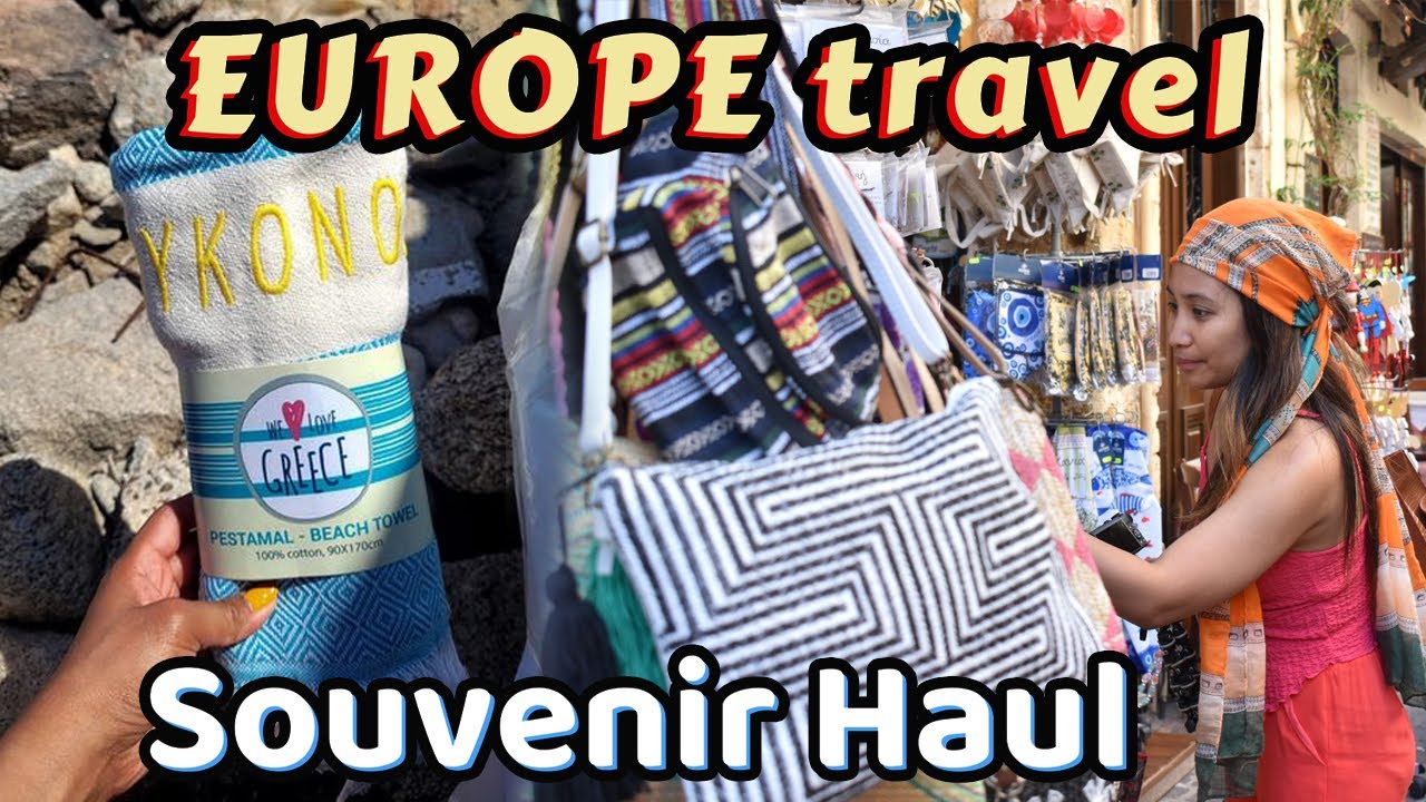 Souvenir Haul from our European travel | Italy and Greece
