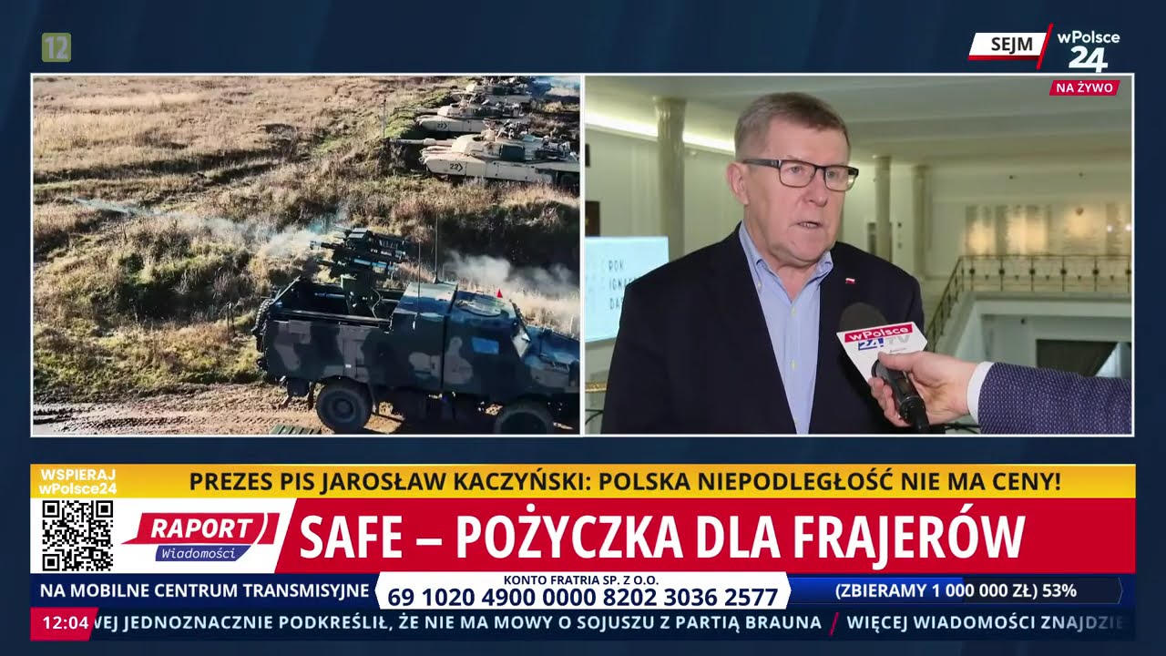 Kto nie popiera SAFE  jest albo zdrajcą albo głupcem?! Raport Wiadomości