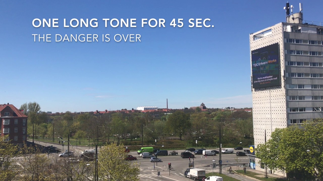 Danish Air-Siren test 2017