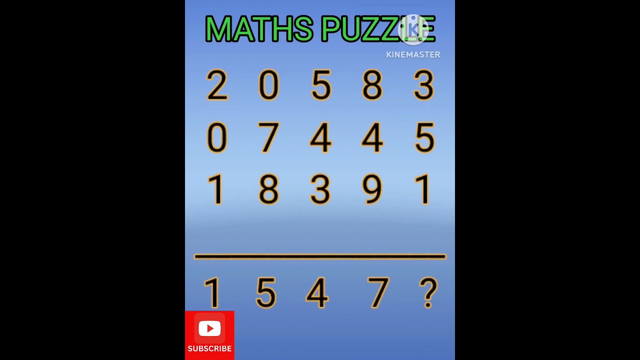 Can you solve this puzzle?|
