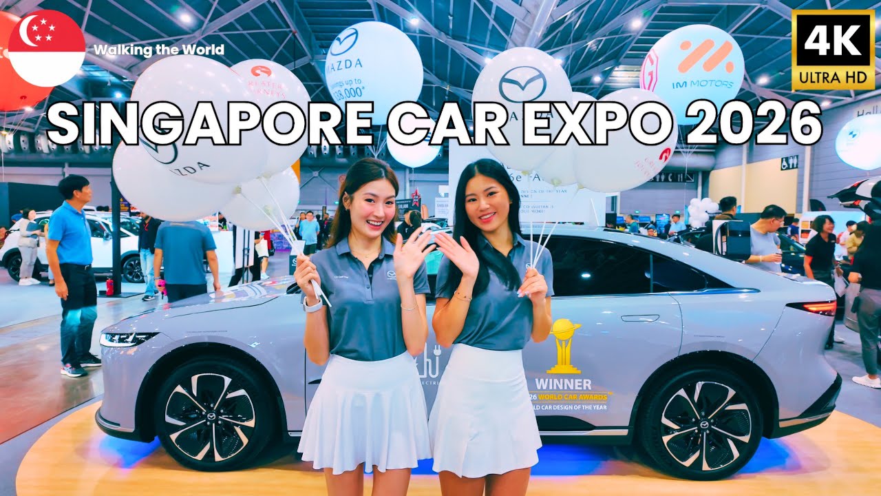 Singapore Car Expo 2026 🇸🇬 PEŁNY przewodnik | Tesla, BYD, BMW i inne [4K]